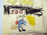 Drawing, child's drawing of an iron mine, 14 April 2007, Eva Ekeblad, Flickr CC