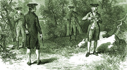 Burr-Hamilton duel, from Martha Lamb, History of the City of New York, 1896