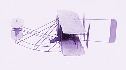 orville wright in flight