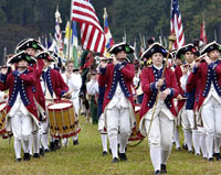 fife and drum Yorktown reenactment