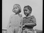 photography negative, Interracial activities at Camp Christmas Seals, Aug 1943, 