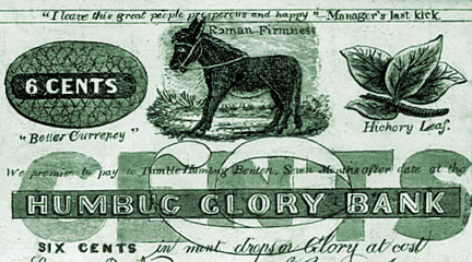 1837 mock bank note
