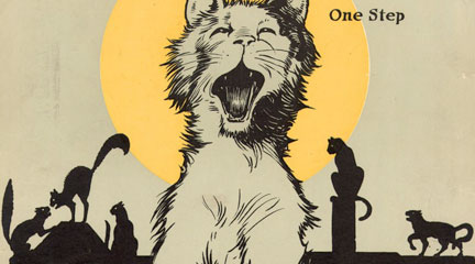 Sheet music cover, Me-ow one step, 1918, Mel B. Kaufman, LoC