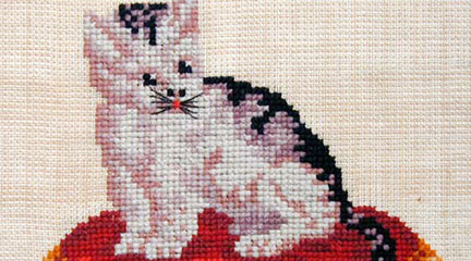 Embroidery, c.1827-1840, Kummer family member, Moravian Museum of Bethlehem