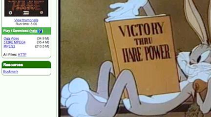 Still, Merrie Melodies: Falling Hare, 1943, R. Clampett, Film Chest Vintage...