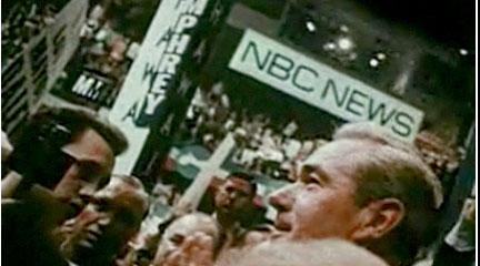 Video still, Convention, 1968, L. Garment and others, Nixon Presidential Library