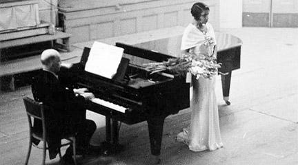 Photograph, Marian Anderson with Kosti Vehanen, 1935, Nancy M. Shawcross, UPenn.