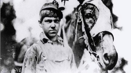 Photo, Mule driver, adolescent. . . , 1915, U.S. Bureau of Mines, MSHA site