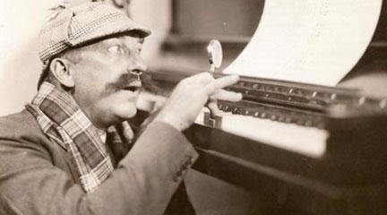 Photo, Sigmund Spaeth, The Tune Detective, New York Public Library