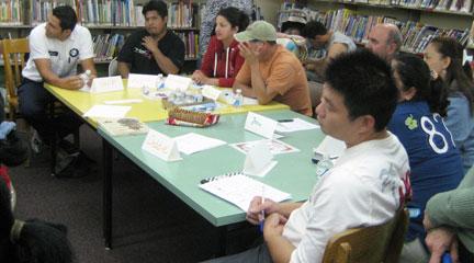 Photo, English club First meeting Dover Library, Sept. 13, 2010, RTLibrary