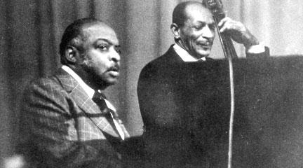 Photo, Count Basie (left) during a concert in Cologne (Germany)
