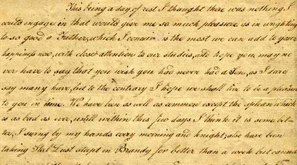 Letter, John and Ebenezer Pettigrew. . . , May 4, 1795, page 1, True and. . .