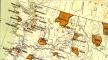 Map, Map showing Indian Reservations within the limits of the United States compiled under the direction on the Hon T.J. Morgan, Commissioner of Indian Affairs, 1890, U.S. Census Office, 1890 Census. Map, Indian Reservations within the limits of the US, 1890, US Census Office.