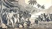 Engraving, The death of Captain James Cook at Kealakekua Bay, Hawaii, 1790, National Oceanic and Atmospheric Administration. Engraving, The death of Cpt James Cook.., 1790, Ntnl Oceanic and Atmospheric Adm