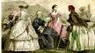 Color Plate, May, 1859, Godey’s Lady’s Book: Samples Collection. Color Plate, May, 1859, Godey’s Lady’s Book: Samples Collection.