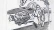 Cartoon, Hare and Tortoise, 2000, Herb Block, Herblock's History. Cartoon, Hare and Tortoise, 2000, Herb Block, Herblock's History.