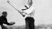 Photo, Baseball Batter, c. 1906, Kingsley Association, University of Pittsburgh