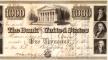Illustration, Bank note from the Bank of the United States, December 13, 1840, U.S. Mint, The Gilder Lehrman Institute of American History. Illustration, Bank note from the Bank of the US, Dec. 13, 1840, U.S. Mint.