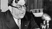 Photo, Mayor La Guardia speaks over WNYC on Grade A milk from Budget Room, March 23, 1940, Fred Polumbo, Library of Congress Photo, Mayor La Guardia speaks over WNYC. . . , 1940, Fred Polumbo, LoC