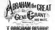 Illustration, Abraham the great and Genl. Grant his..., 1864, T. B. Bishop, LoC.