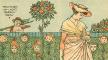 Illustration, How does my lady's garden grow, New York Public Library Digital Gallery Illustration, How does my lady's garden grow, New York Public Library