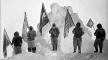 Peary sledge party at the North Pole, April 7, 1909 NARA