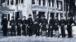 Union officers in charge of Point Lookout prison camp