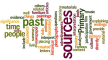 primary and secondary source wordle