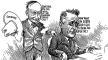 Cartoon, Now What on Earth Did I Say to Bring This Upon Me!, March 19, 1931, Clifford Berryman, NARA Cartoon, Now What on Earth, March 19, 1931, Clifford Berryman, NARA