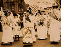 Library of Congress, Suffrage parade,   (b&w film copy neg.)