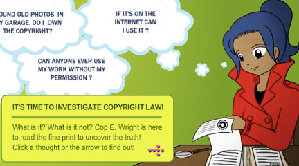 Screenshot, Taking the Mystery out of Copyright