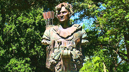 Statue of Tecumseh at the Naval Academy