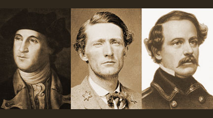 Colonels Washington, Mosby, and Lee