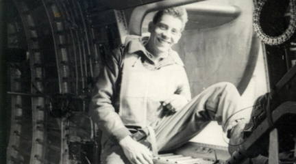 Photo, Rudy Acosta in Italy, VOCES Oral History Project