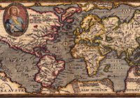 Image, "Typus Orbis Terrarum" Matthais Quad,1596