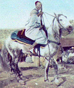 Photo, North African man on horseback, W H Jackson, 1894, Around the World...