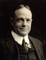 Portrait, Billy Sunday, 1916, Wheaton College