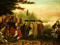 Painting, "Penn's Treaty with the Indians," Edward Hicks, c.1840-1844