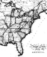 Map, Tocqueville's America