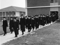 Photo, First graduating class, June 9, 1968