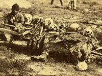 Photo, "Burial Party," John Reekie, Cold Harbor, VA, April, 1865