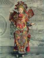 Postcard, "Chinese Actor Impersonating a Female Character," San Francisco