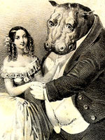 Sheet music, "The Hippopotamus Polka," L. St. Mars, 1848-1858
