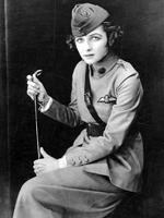 Photo, Irene Castle in Uniform, WWI or later, Madison: Celebrating 150 Years