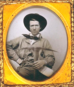 Photo, Joseph Sharp, 1849 gold miner of Sharp's Flats, Online Archive of CA