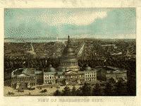 Image, View of Washington City, E. Sachse & Co., 1871