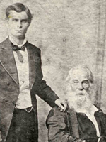 Photo, Walt Whitman with Harry Stafford, Morand, c. 1878, Walt. .  site