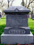 Gravestone of John Sheedy, Gilded Age Plains City