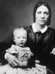 image of a Cornish immigrant in Nevada with child