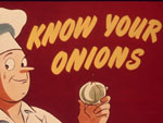 Poster, Know your onions. . . , 1941-1945, Office for Emergency Management, NARA